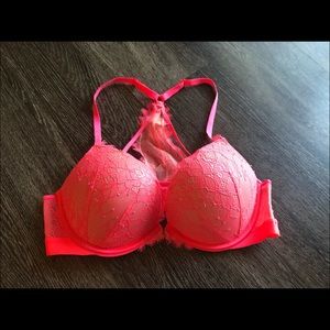 Hot Pink Eyelash Lace Victoria’s Secret Bombshell